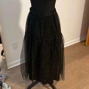 H&M sex and the city Polk a dot tulle skirt